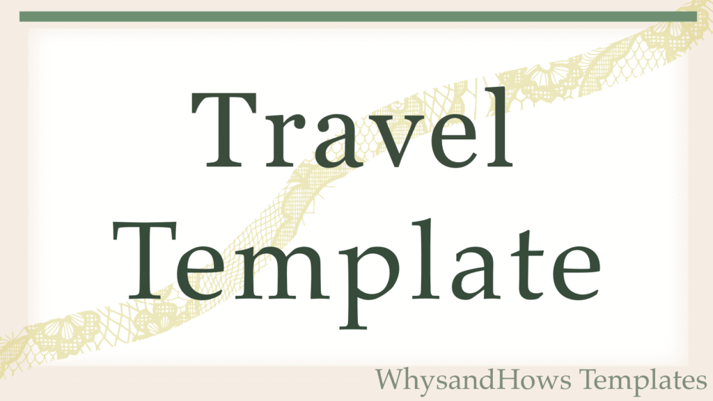 Digital travel planner template to track itinerary, packing list, and expenses